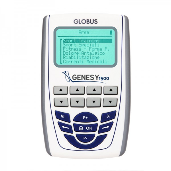 Genesy 1500 electrostimulator with four channels and 414 programs: ideal for use in the medical and rehabilitation field